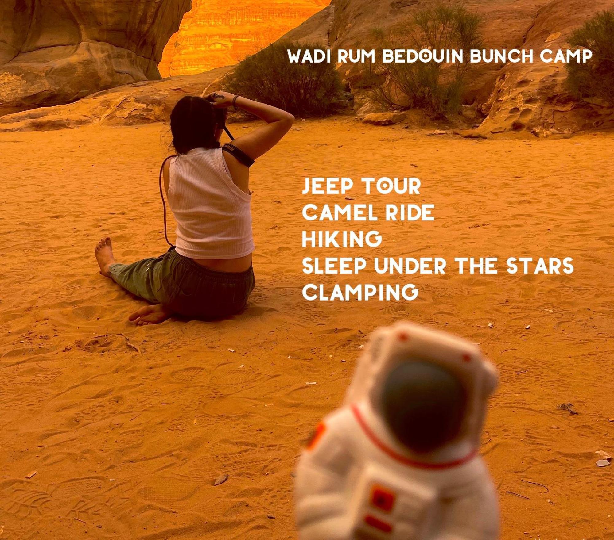 Bedouin Bunch Camp Hotell Wadi Rum Exteriör bild